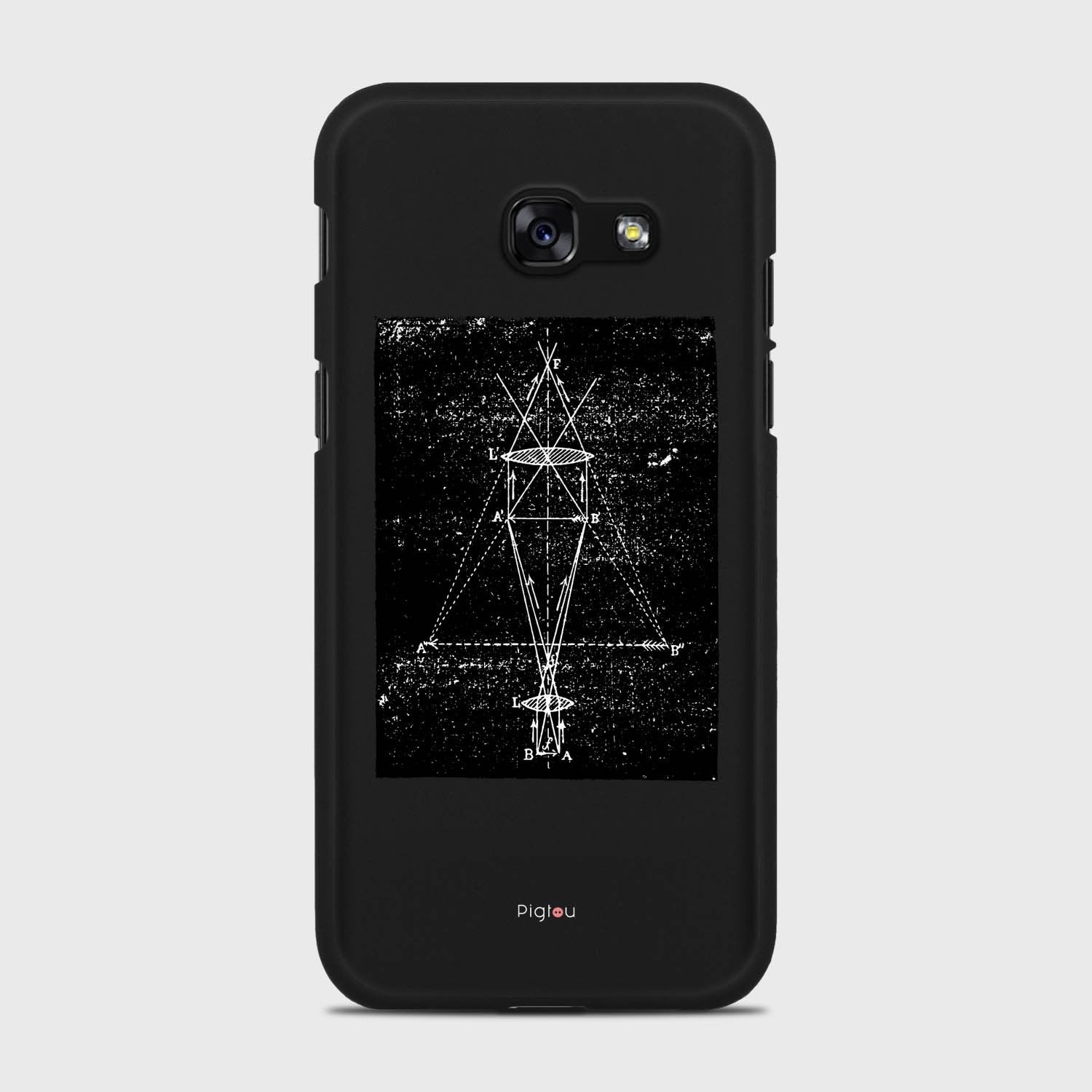 PRECISION DRAWING Samsung Galaxy A5 (2017) case - thin fit matte black (D86)