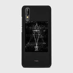 PRECISION DRAWING Huawei P20 case - thin fit matte black (D86)