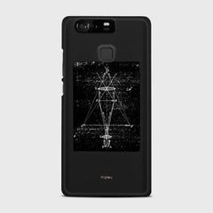 PRECISION DRAWING Huawei P9 case - thin fit matte black (D86)
