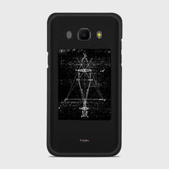 PRECISION DRAWING Samsung Galaxy J5 (2016) case - thin fit matte black (D86)