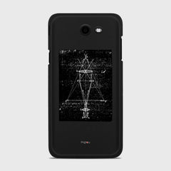 PRECISION DRAWING Samsung Galaxy J7 (2017) Verizon case - thin fit matte black (D86)