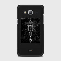 PRECISION DRAWING Samsung Galaxy J5 (2015) case - thin fit matte black (D86)
