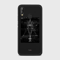 PRECISION DRAWING Huawei P20 Lite case - thin fit matte black (D86)