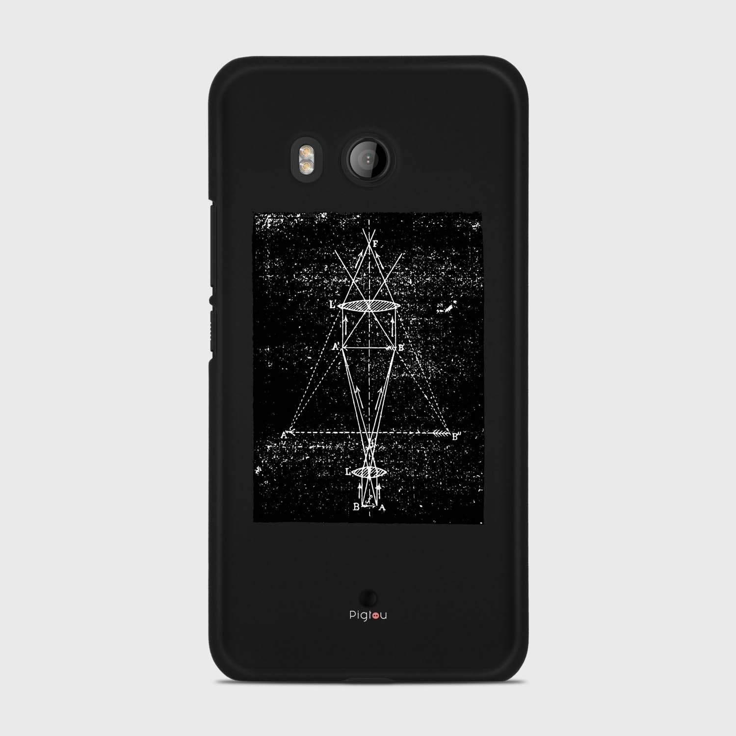 PRECISION DRAWING HTC U11 case - thin fit matte black (D86)