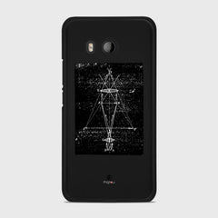 PRECISION DRAWING HTC U11 case - thin fit matte black (D86)