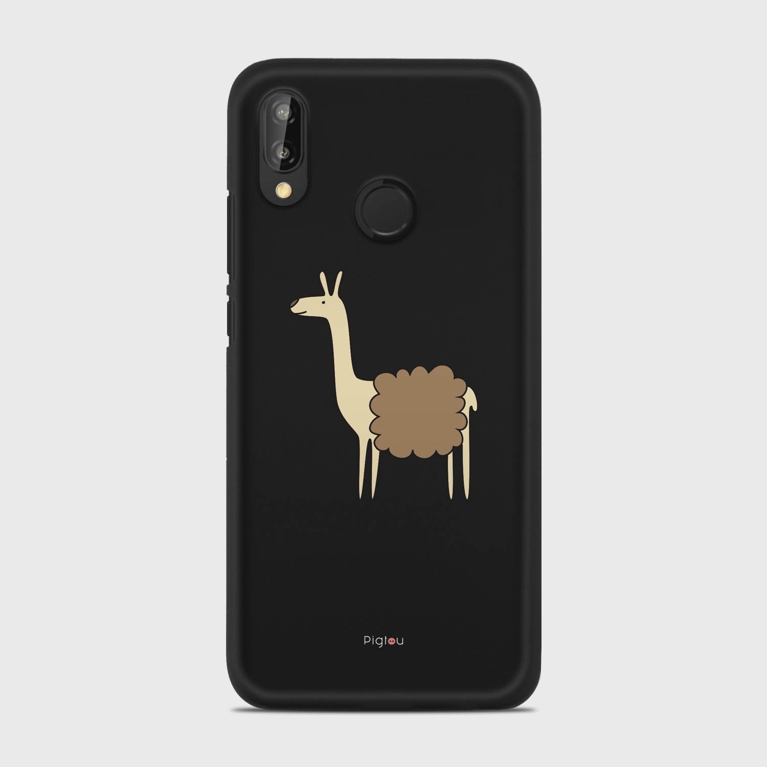 LLAMA Huawei P20 Lite case - thin fit matte black (D87)