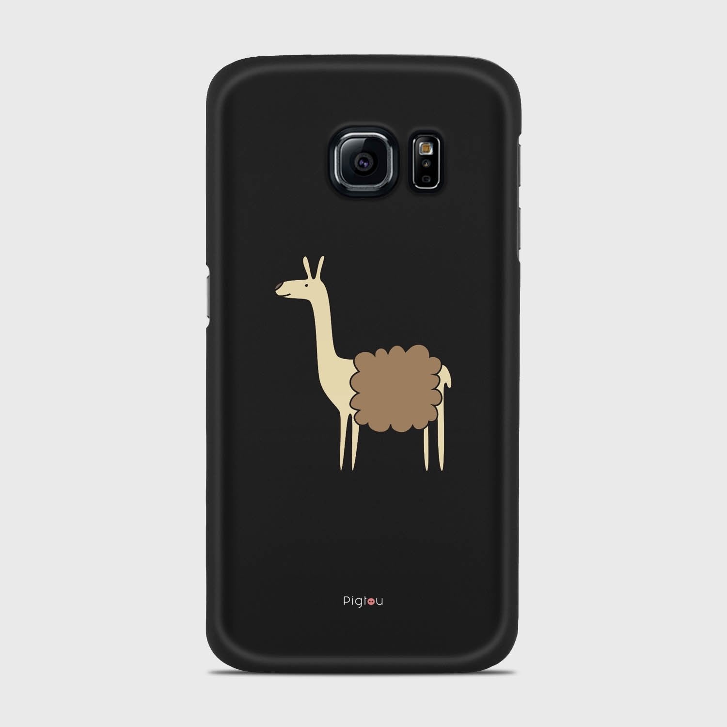 LLAMA Samsung Galaxy S6 Edge case - thin fit matte black (D87)