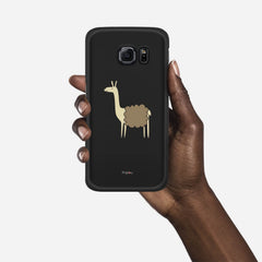 LLAMA Samsung Galaxy S6 Edge case - thin fit matte black (D87)
