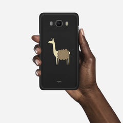 LLAMA Samsung Galaxy J7 (2016) case - thin fit matte black (D87)