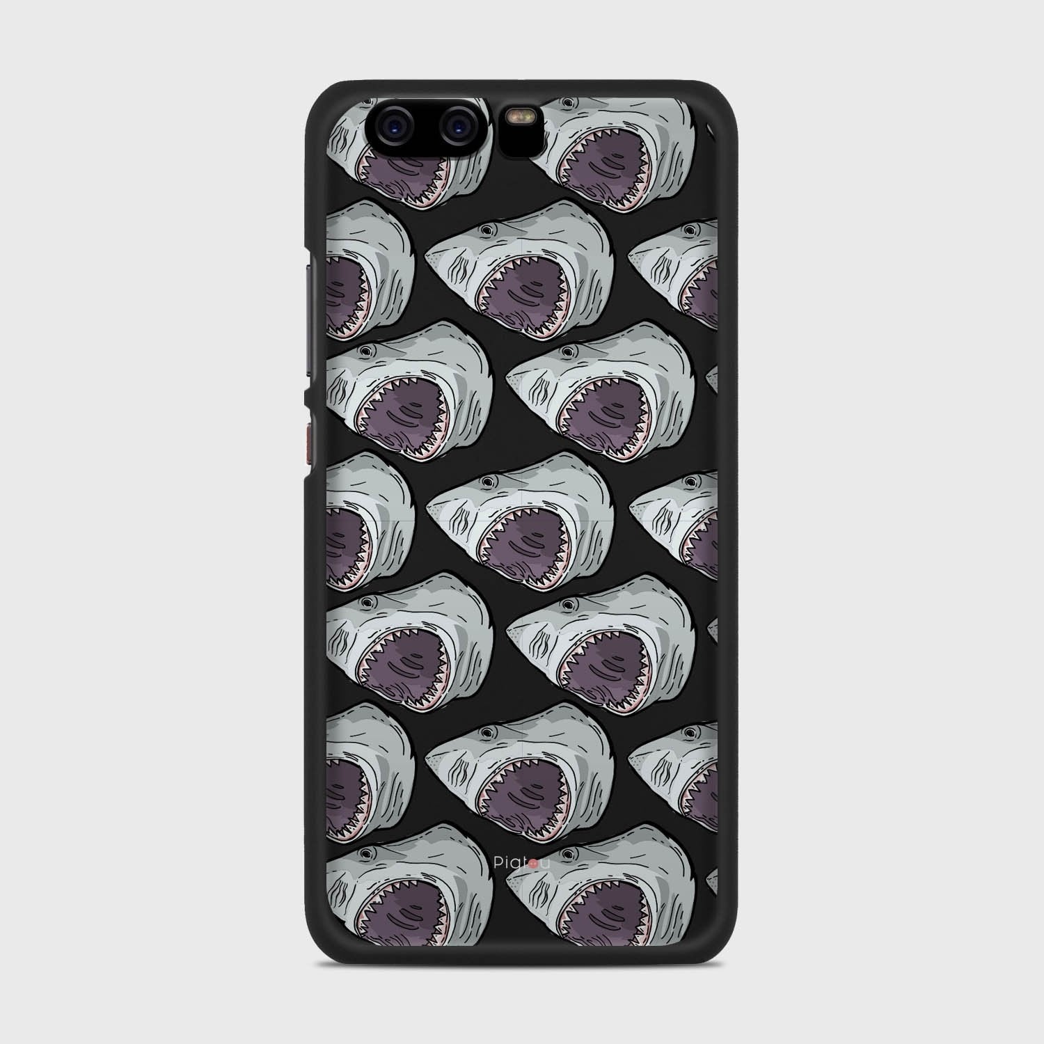 SHARK ATTACK Huawei P10 case - thin fit matte black (D88)