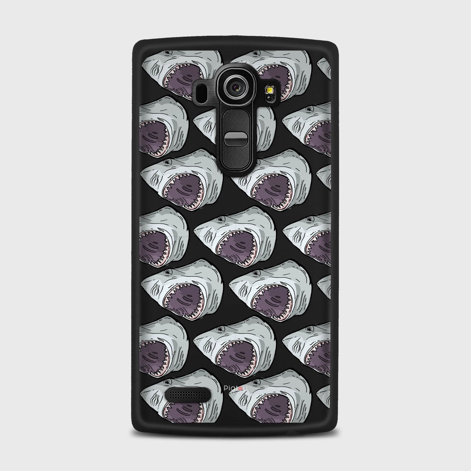 SHARK ATTACK LG G4 case - thin fit matte black (D88)