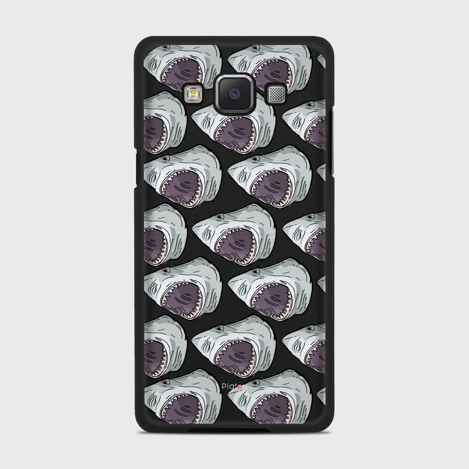 SHARK ATTACK Samsung Galaxy A5 (2015) case - thin fit matte black (D88)