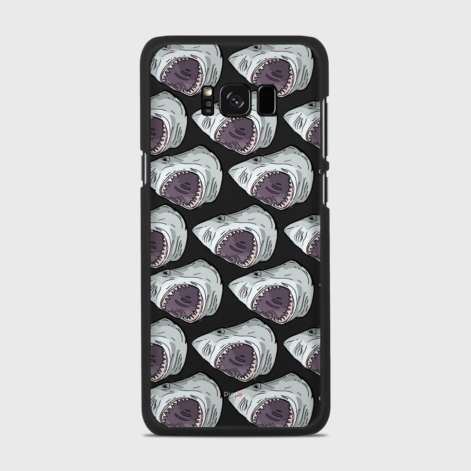 SHARK ATTACK Samsung Galaxy S8 Plus case - thin fit matte black (D88)