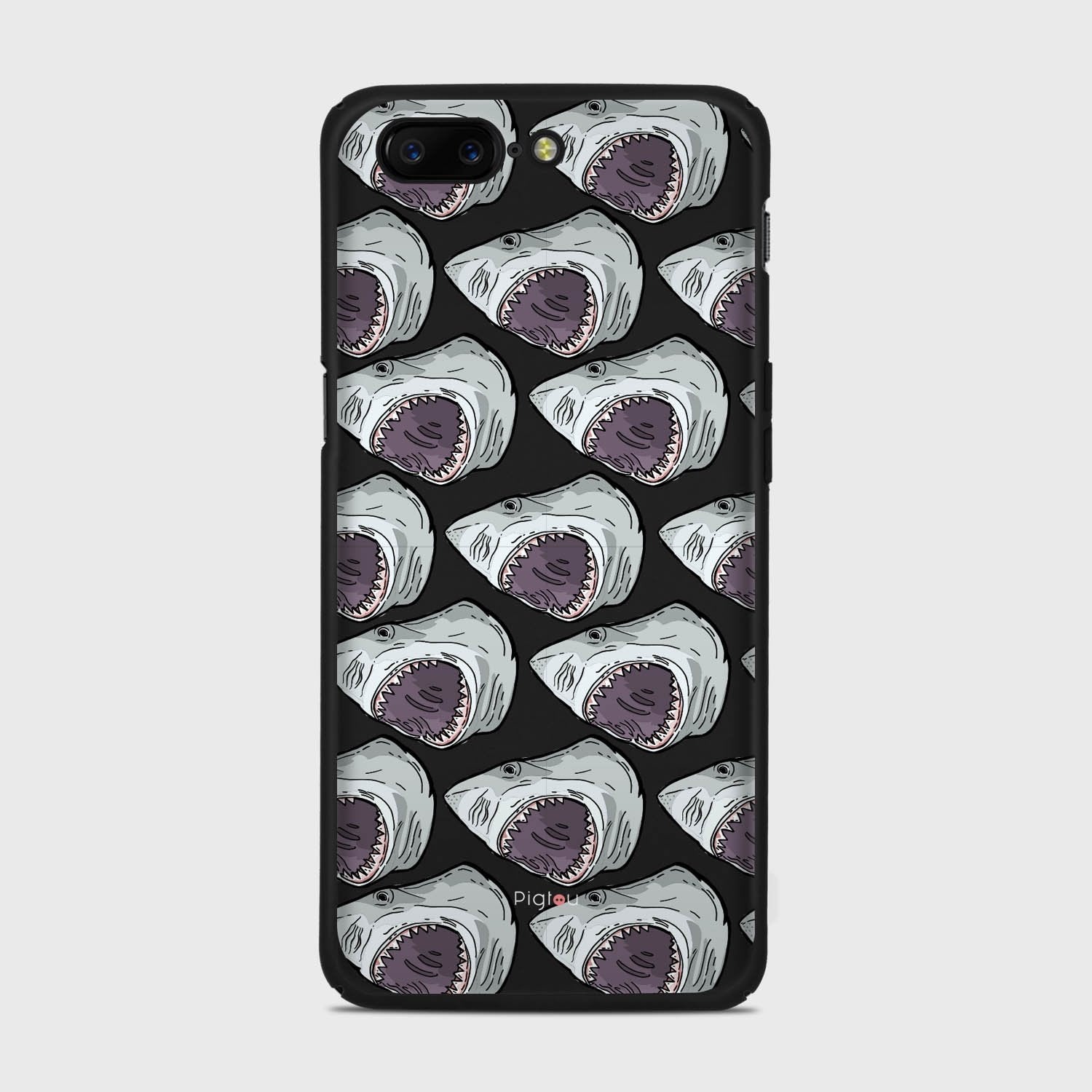 SHARK ATTACK Samsung Galaxy A3 (2015) case - thin fit matte black (D88)