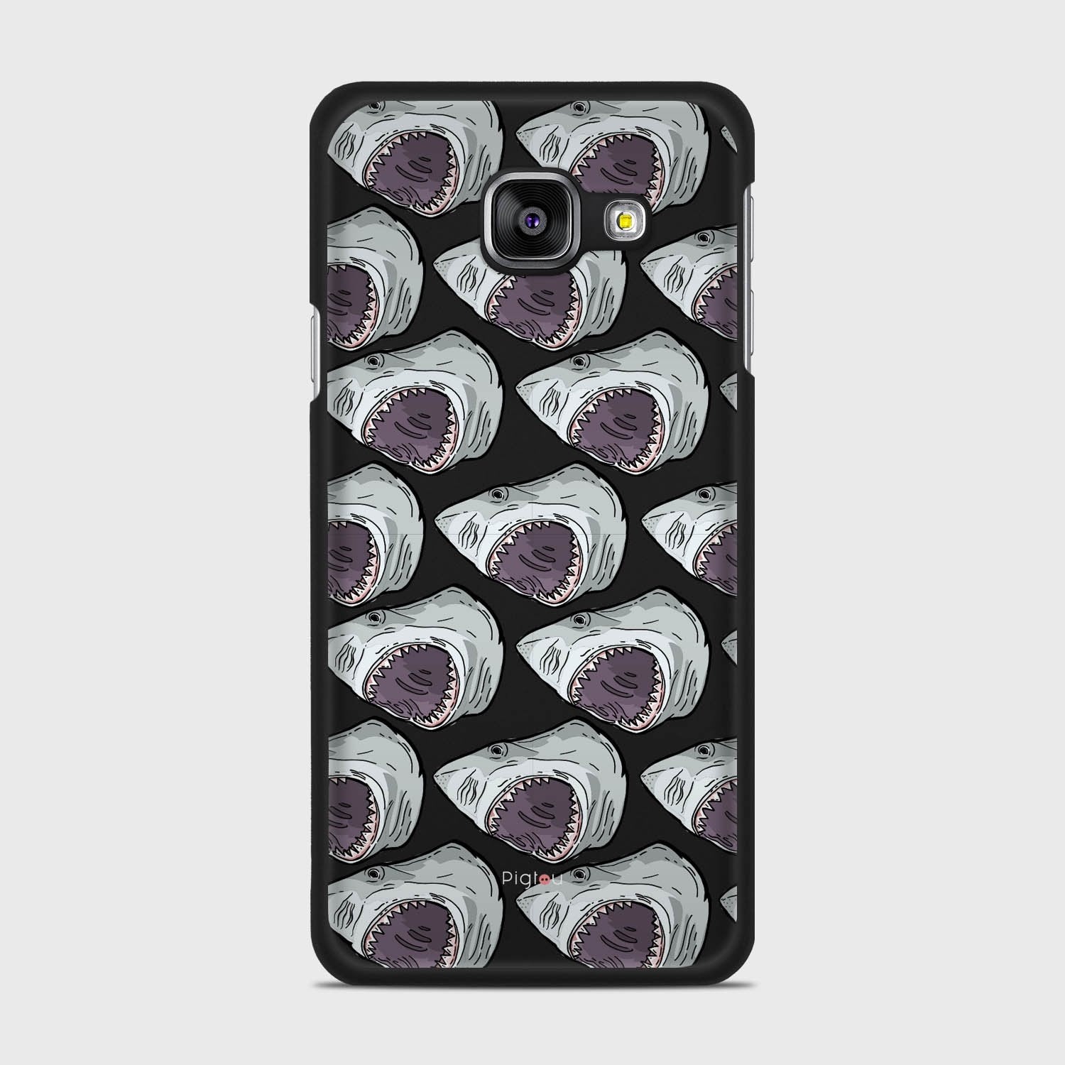SHARK ATTACK Samsung Galaxy A3 (2016) case - thin fit matte black (D88)