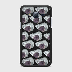 SHARK ATTACK Samsung Galaxy J3 (2016) case - thin fit matte black (D88)