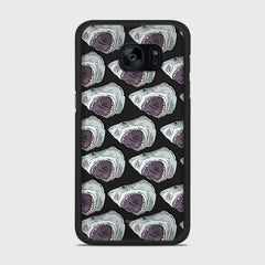 SHARK ATTACK Samsung Galaxy S7 Edge case - thin fit matte black (D88)