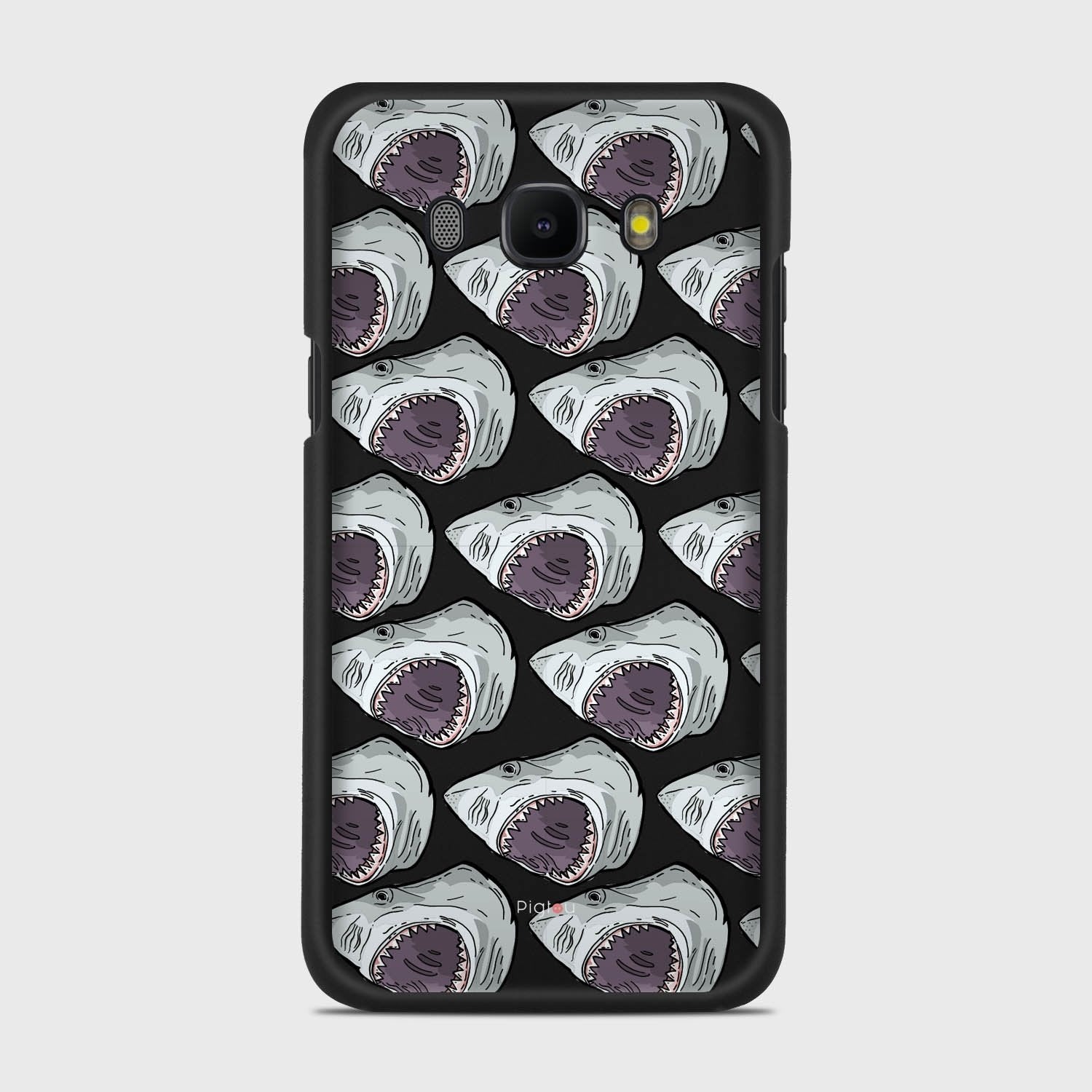 SHARK ATTACK Samsung Galaxy J5 (2016) case - thin fit matte black (D88)