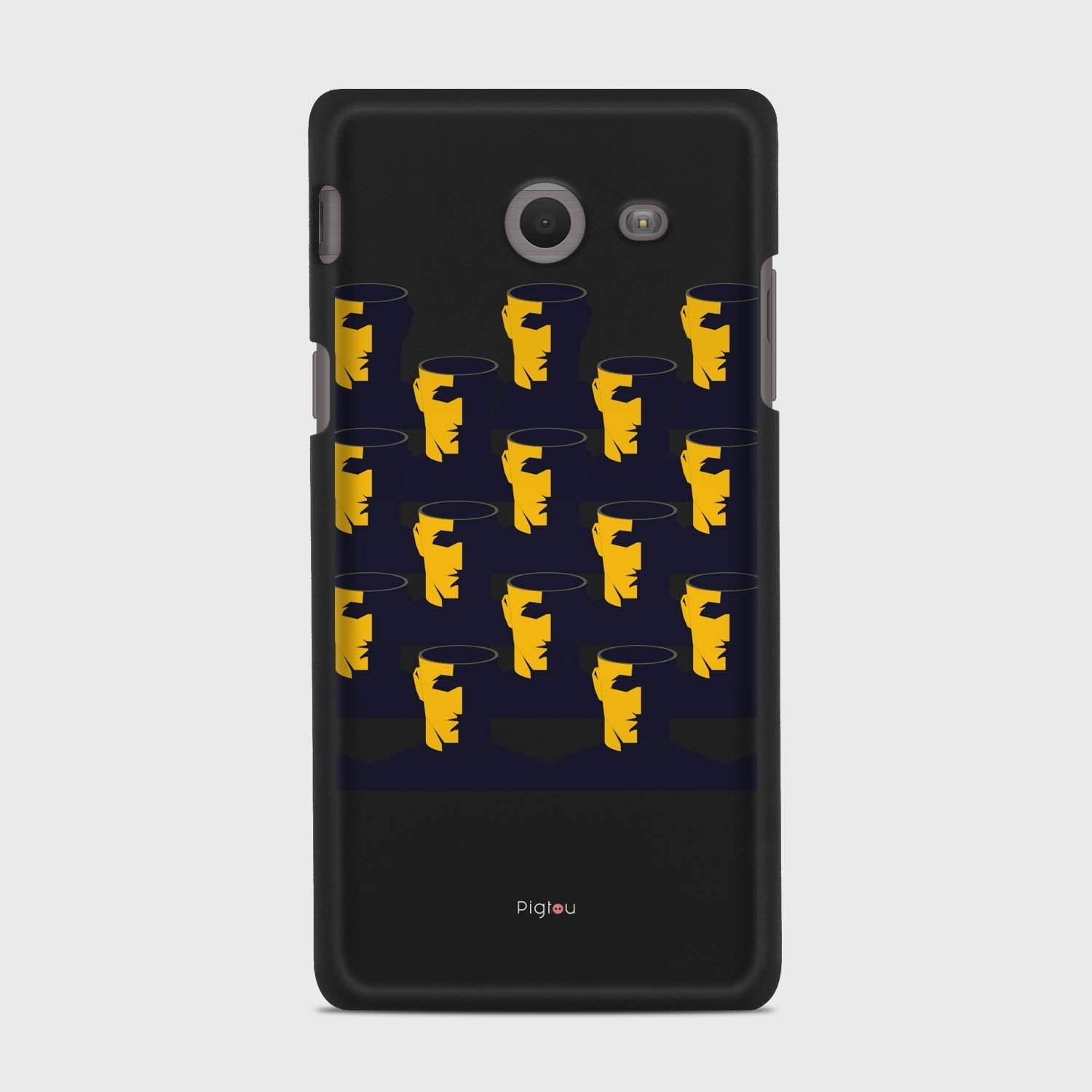 NO BRAIN CROWD Samsung Galaxy J5 (2017) Verizon case - thin fit matte black (D89)