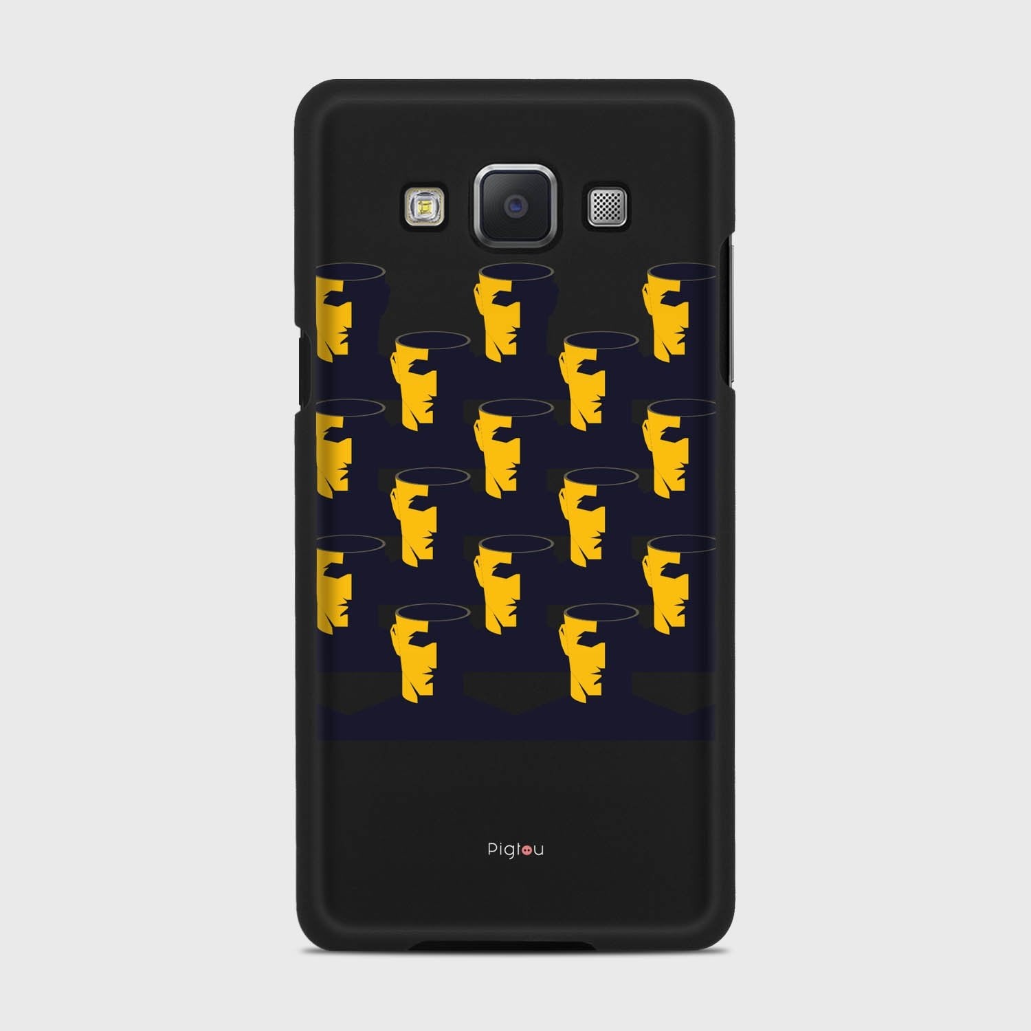 NO BRAIN CROWD Samsung Galaxy A5 (2015) case - thin fit matte black (D89)