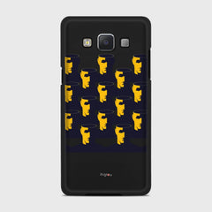 NO BRAIN CROWD Samsung Galaxy A5 (2015) case - thin fit matte black (D89)