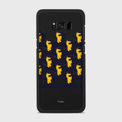 NO BRAIN CROWD Samsung Galaxy S8 case - thin fit matte black (D89)
