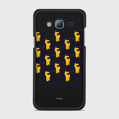NO BRAIN CROWD Samsung Galaxy J3 (2016) case - thin fit matte black (D89)