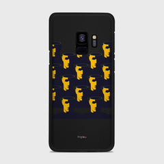 NO BRAIN CROWD Samsung Galaxy S9 case - thin fit matte black (D89)