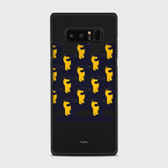 NO BRAIN CROWD Samsung Galaxy Note 8 case - thin fit matte black (D89)