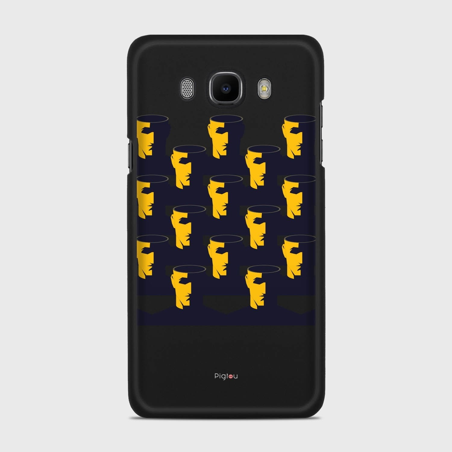 NO BRAIN CROWD Samsung Galaxy J7 (2016) case - thin fit matte black (D89)