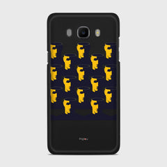 NO BRAIN CROWD Samsung Galaxy J7 (2016) case - thin fit matte black (D89)