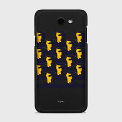 NO BRAIN CROWD Samsung Galaxy J7 (2017) Verizon case - thin fit matte black (D89)