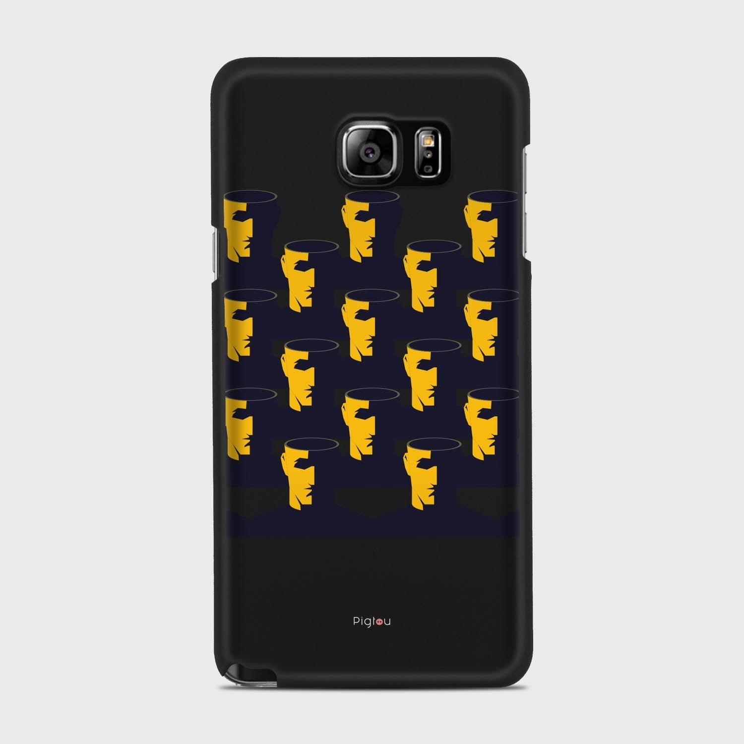 NO BRAIN CROWD Samsung Galaxy Note 5 case - thin fit matte black (D89)