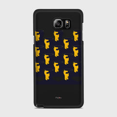 NO BRAIN CROWD Samsung Galaxy Note 5 case - thin fit matte black (D89)