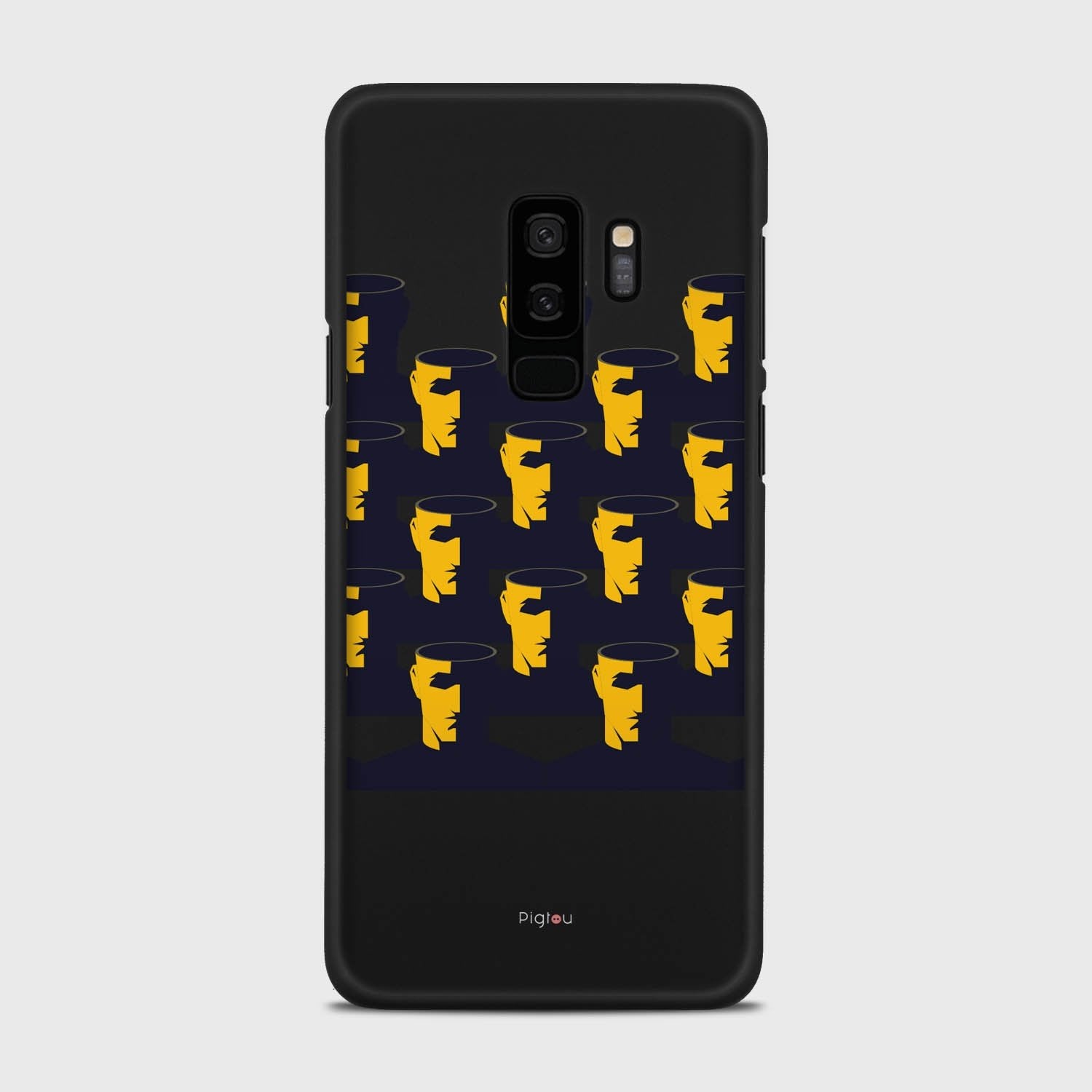 NO BRAIN CROWD Samsung Galaxy S9 Plus case - thin fit matte black (D89)