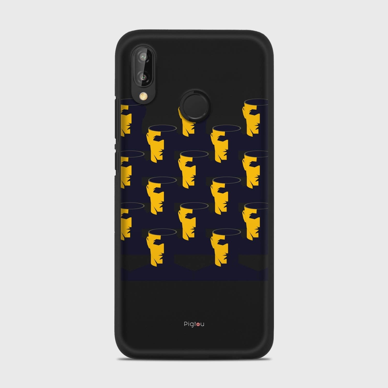 NO BRAIN CROWD Huawei P20 Lite case - thin fit matte black (D89)