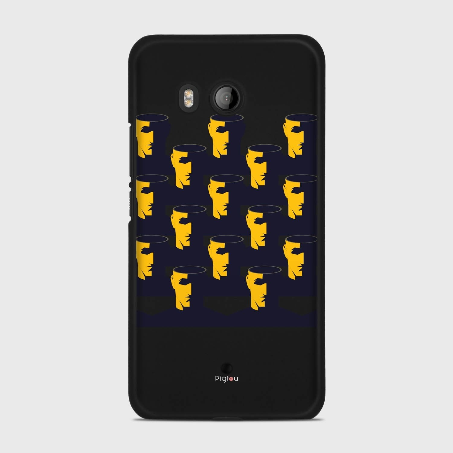 NO BRAIN CROWD HTC U11 case - thin fit matte black (D89)
