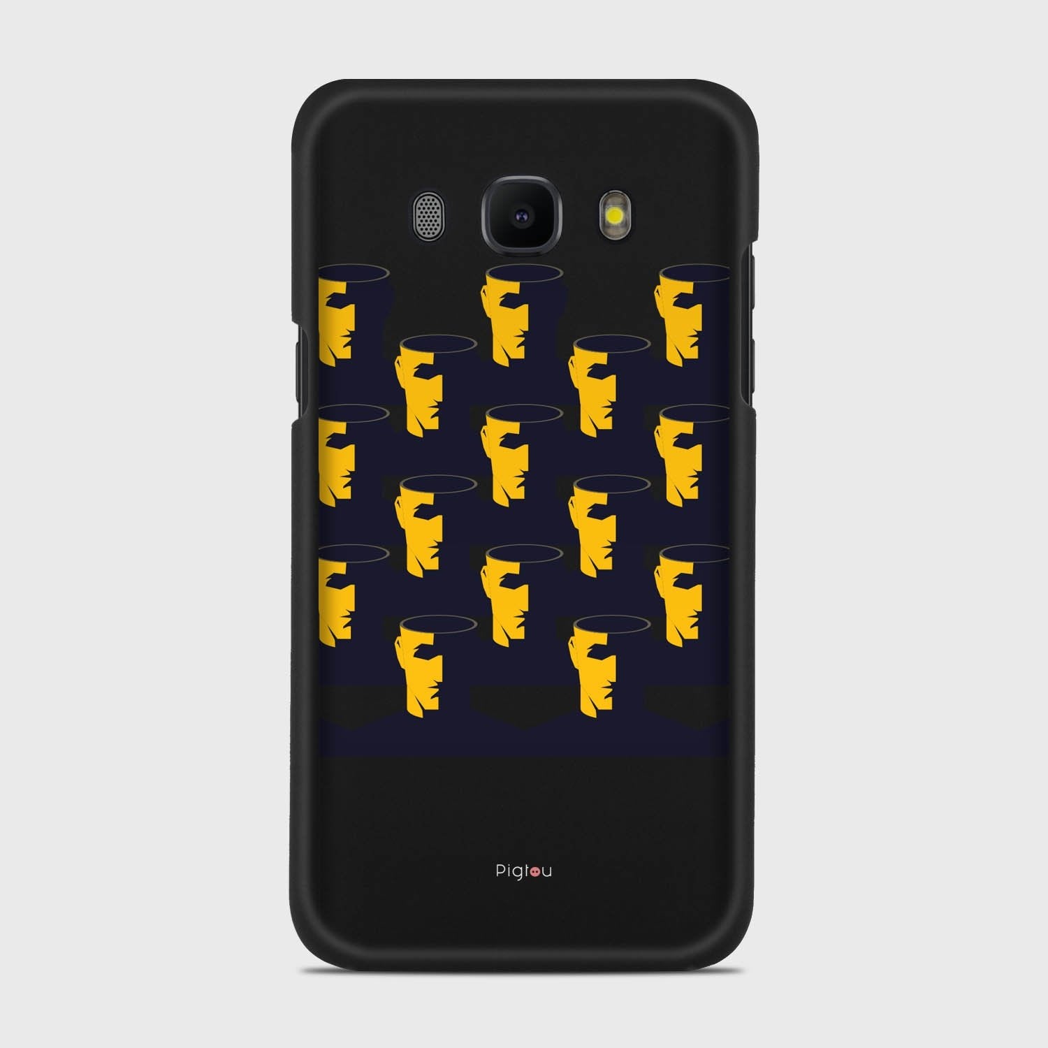 NO BRAIN CROWD Samsung Galaxy J5 (2016) case - thin fit matte black (D89)