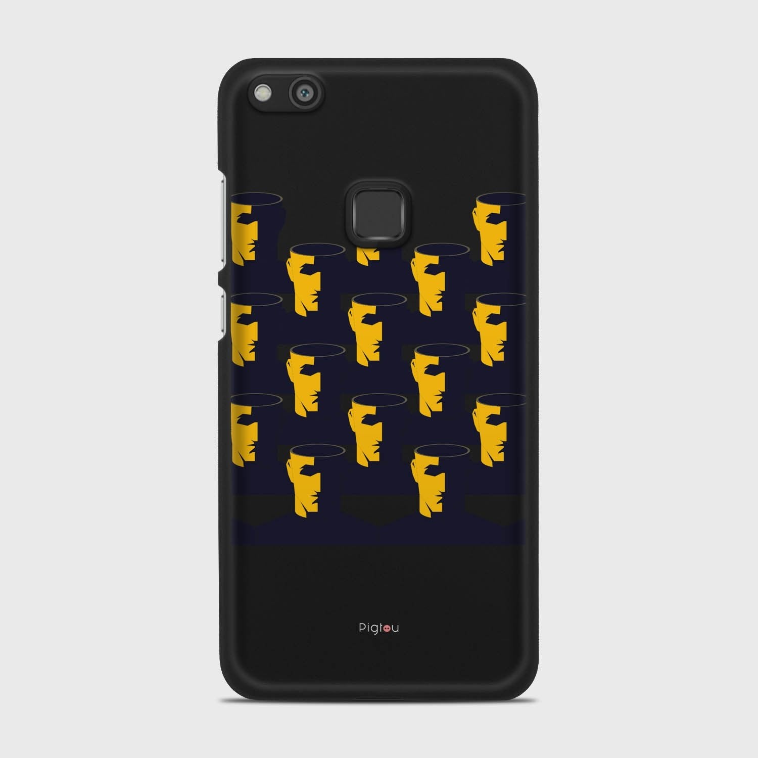 NO BRAIN CROWD Huawei P10 Lite case - thin fit matte black (D89)
