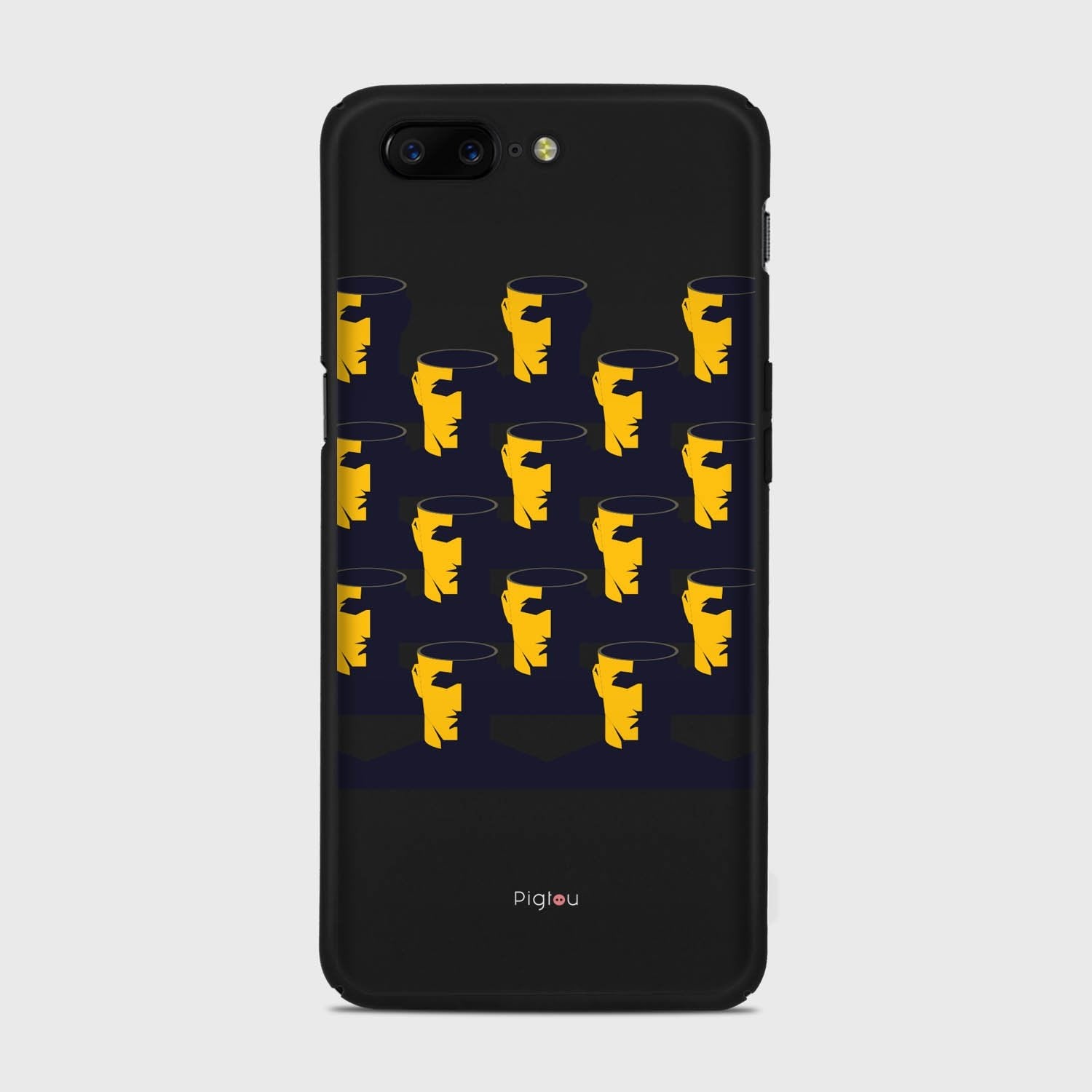 NO BRAIN CROWD Samsung Galaxy A3 (2015) case - thin fit matte black (D89)