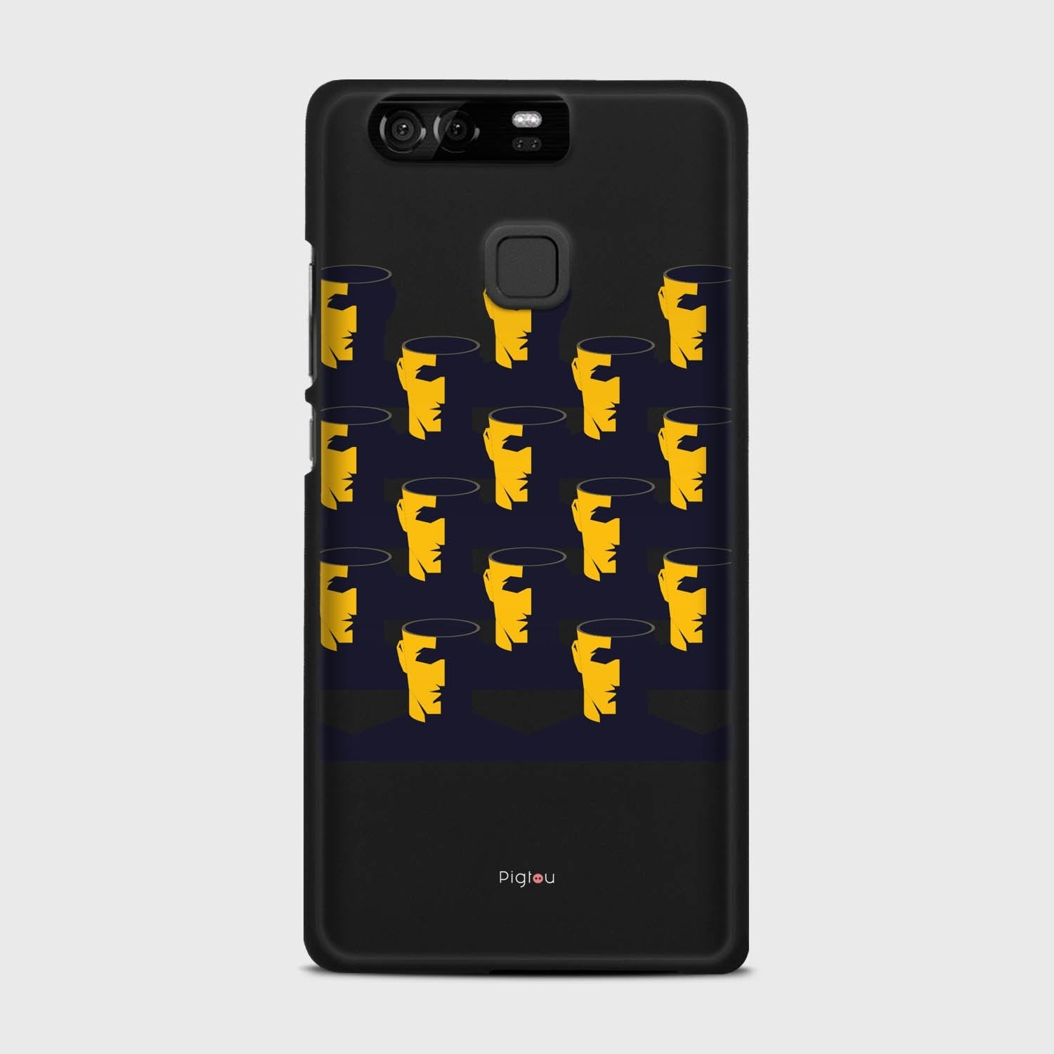 NO BRAIN CROWD Huawei P9 case - thin fit matte black (D89)
