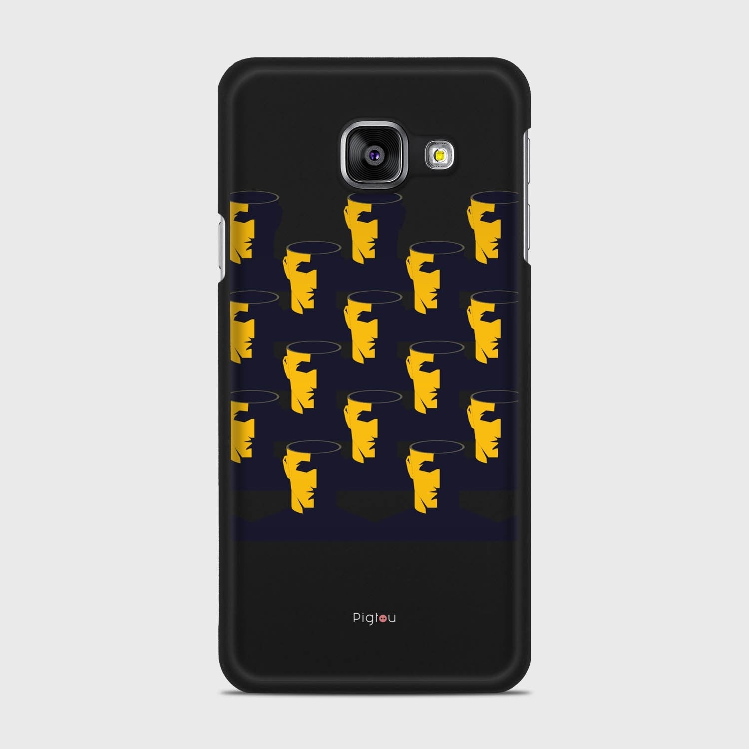 NO BRAIN CROWD Samsung Galaxy A3 (2016) case - thin fit matte black (D89)