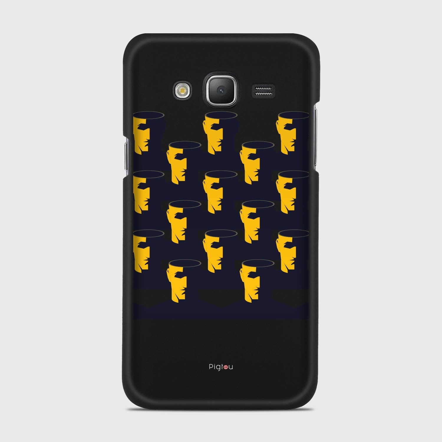 NO BRAIN CROWD Samsung Galaxy J5 (2015) case - thin fit matte black (D89)