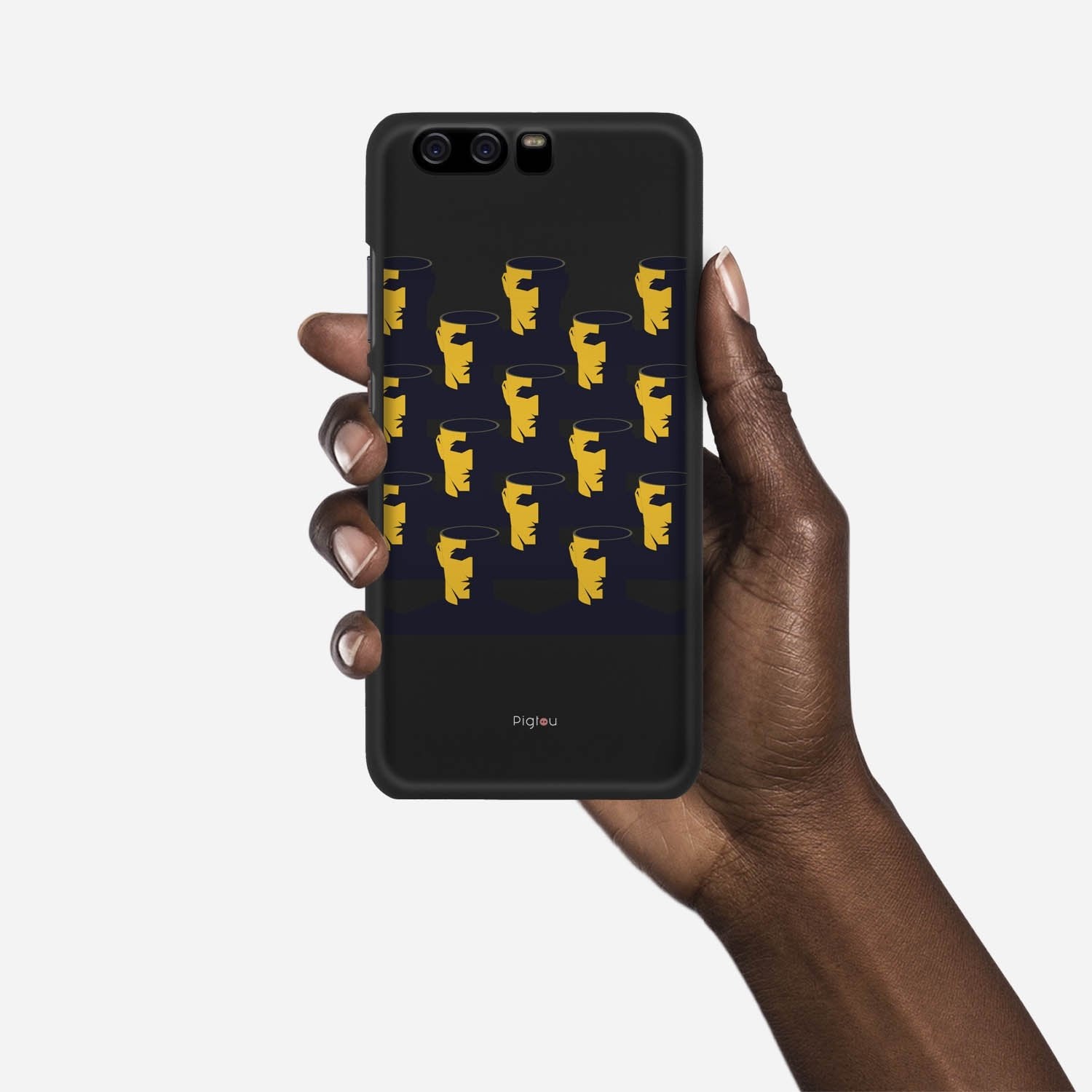 NO BRAIN CROWD Huawei P10 case - thin fit matte black (D89)