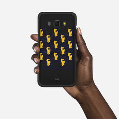 NO BRAIN CROWD Samsung Galaxy J5 (2016) case - thin fit matte black (D89)