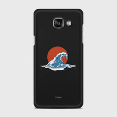 KANAGAWA WAVE Samsung Galaxy A5 (2016) case - thin fit matte black (D90)