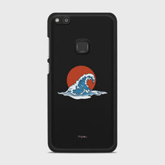 KANAGAWA WAVE Huawei P10 Lite case - thin fit matte black (D90)