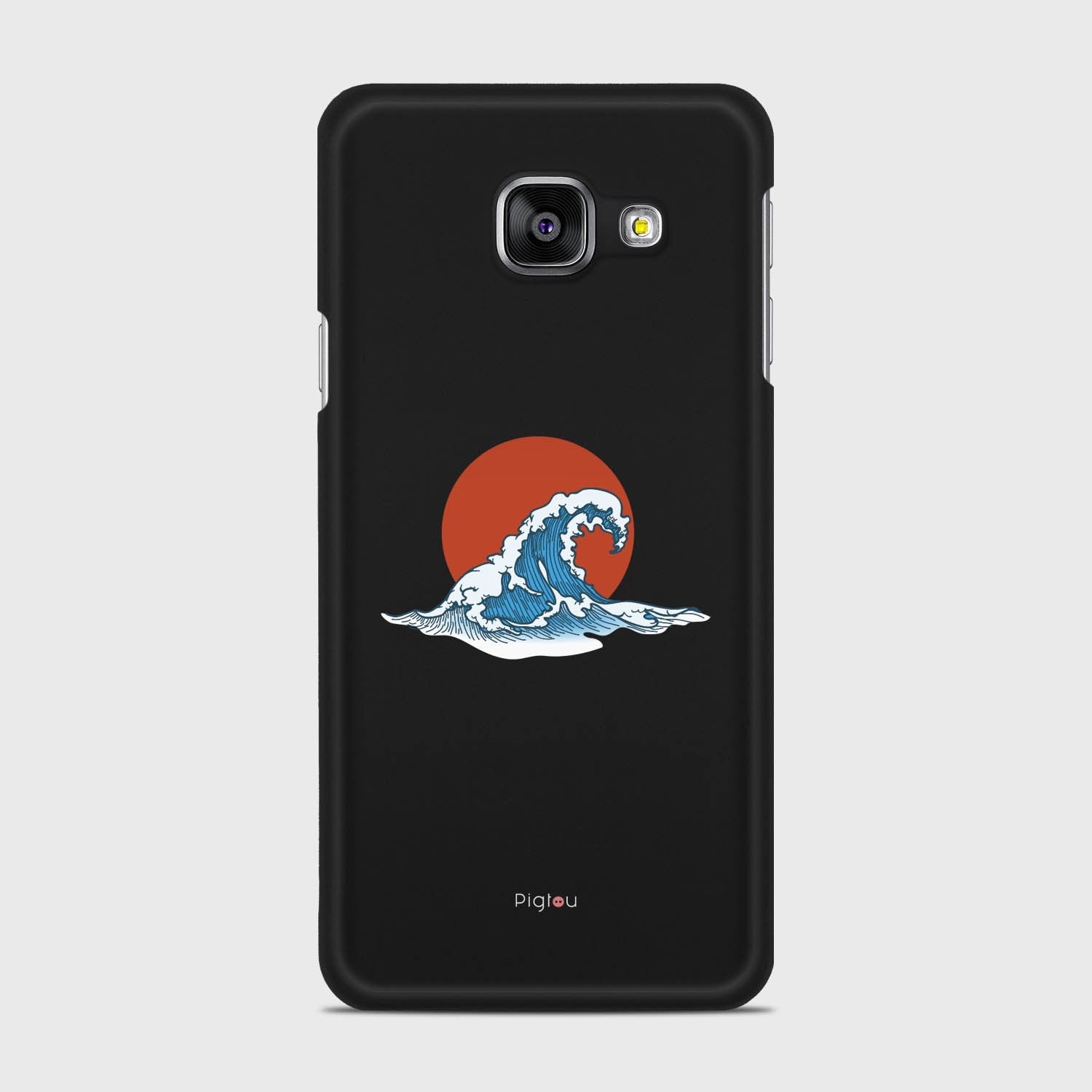 KANAGAWA WAVE Samsung Galaxy A3 (2016) case - thin fit matte black (D90)