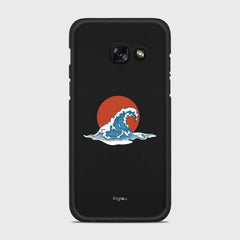 KANAGAWA WAVE Samsung Galaxy A3 (2017) case - thin fit matte black (D90)