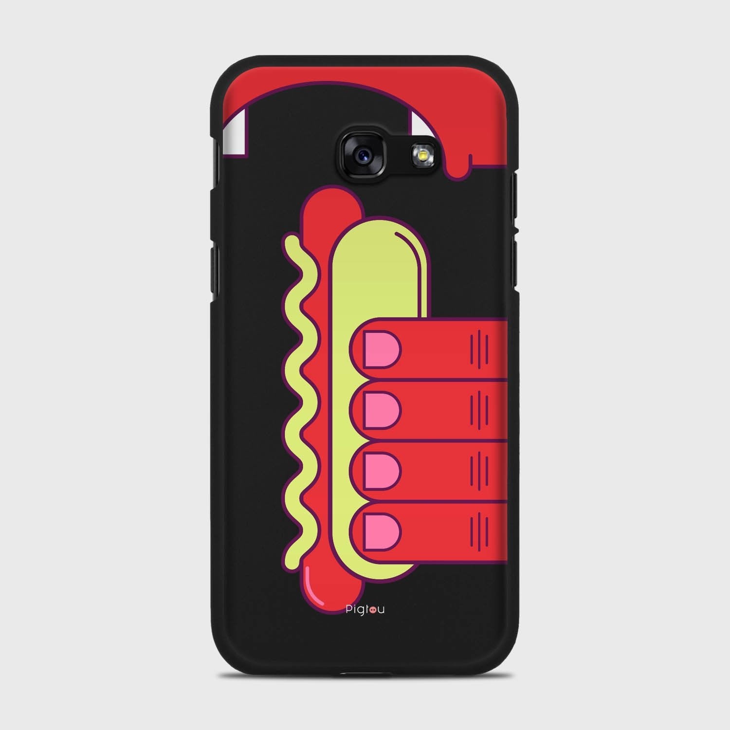 HOT DOG Samsung Galaxy A5 (2017) case - thin fit matte black (D91)